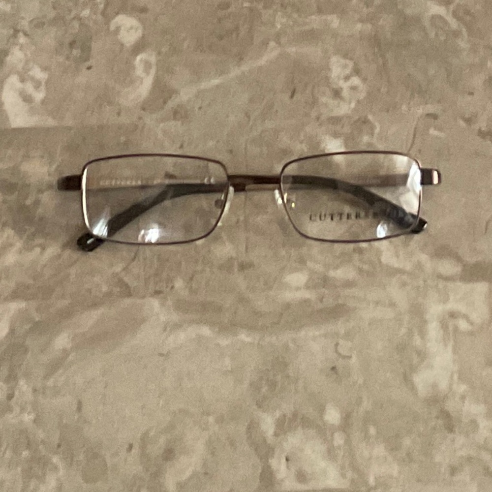 CUTTER & BUCK “Brentwood” Brown Eyeglass Frames 54-19-140